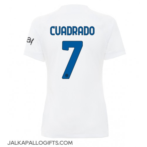 Inter Milan Juan Cuadrado #7 Vieraspaita Naiset 2023-24 Lyhythihainen